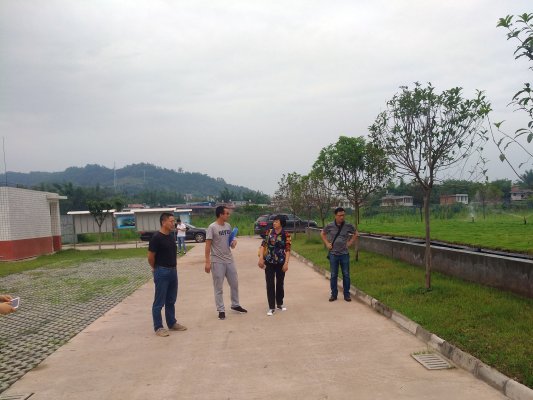 2018年6月14日全國人大代表魏琴一行到公司高捷園污水處理廠(chǎng)調研